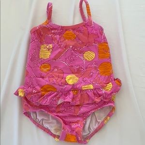Vintage Lilly Pulitzer Kid’s One Piece Swimsuit